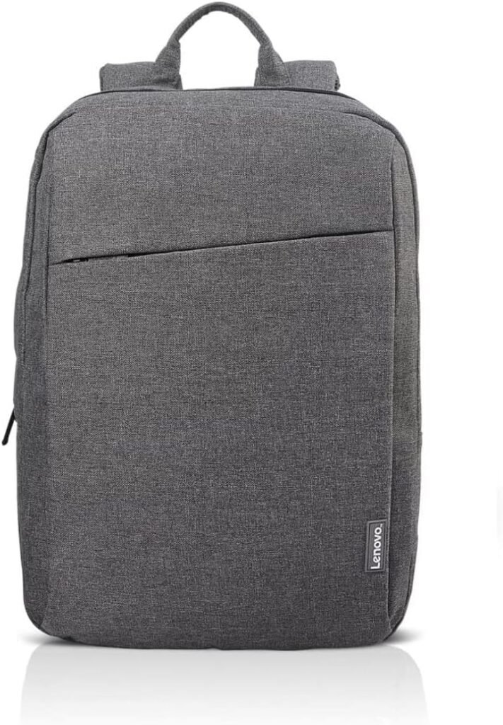 Lenovo Laptop Backpack B210, 15.6-Inch Laptop/Tablet, Durable, Water-Repellent, Lightweight, Clean Design, Sleek for Travel, Business Casual or College, GX40Q17225, Black