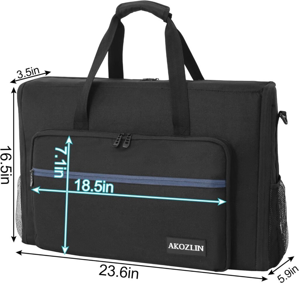 AKOZLIN LCD Screens/TVs(up to 2) Transport Tote Bag for 27 - 32 Displays Padded Monitor Carrying Travel Case (NOT FOR IMAC) With Shoulder Strap