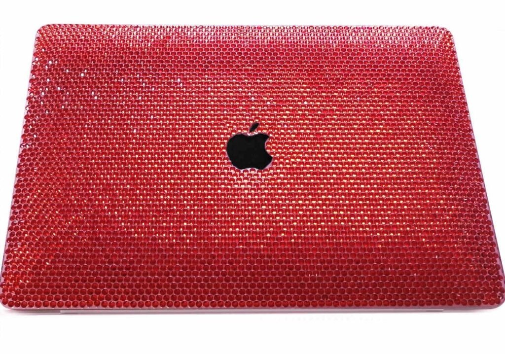 Bling Rhinestone MacBook Pro 13 inch Case (M2 2022 2021),2016-2020 Release A2338 M1 A2289 A2251 A2159 A1989 A1706 A1708,Sparkle Diamond Fashion Luxury Shiny Crystal Hard Shell for Women Girls