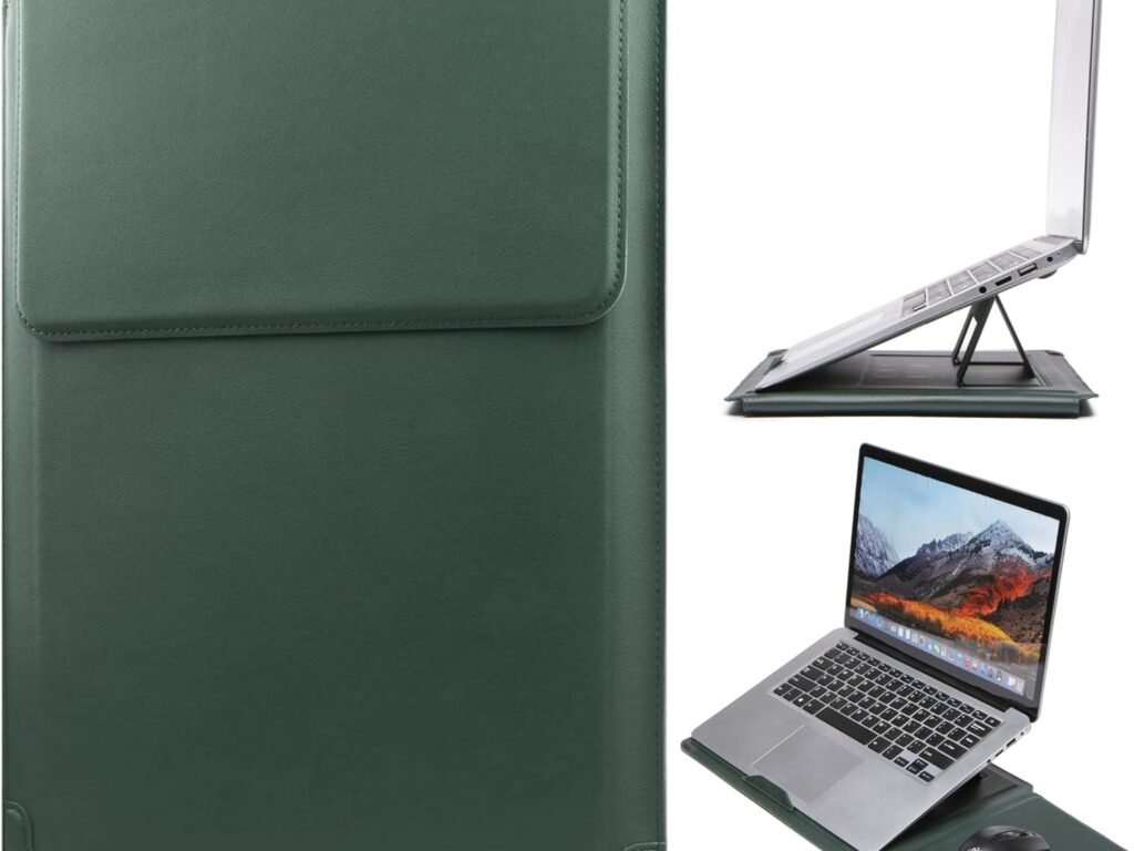 Laptop Sleeve with Stand 13-14 Inch Leather Laptop Case Review