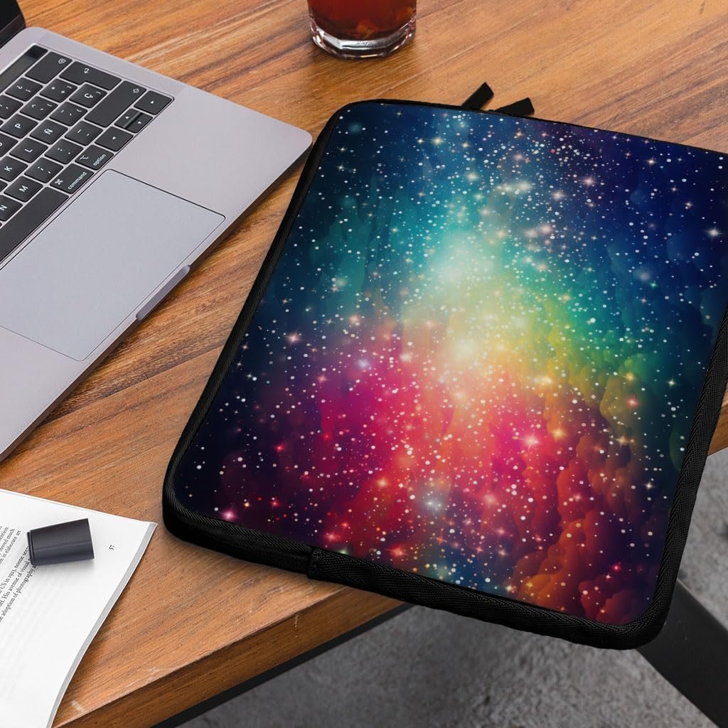 Retro Galaxy Mac Book Pro 16 Sleeve - Designer Laptop Cover - Starry Laptop Case