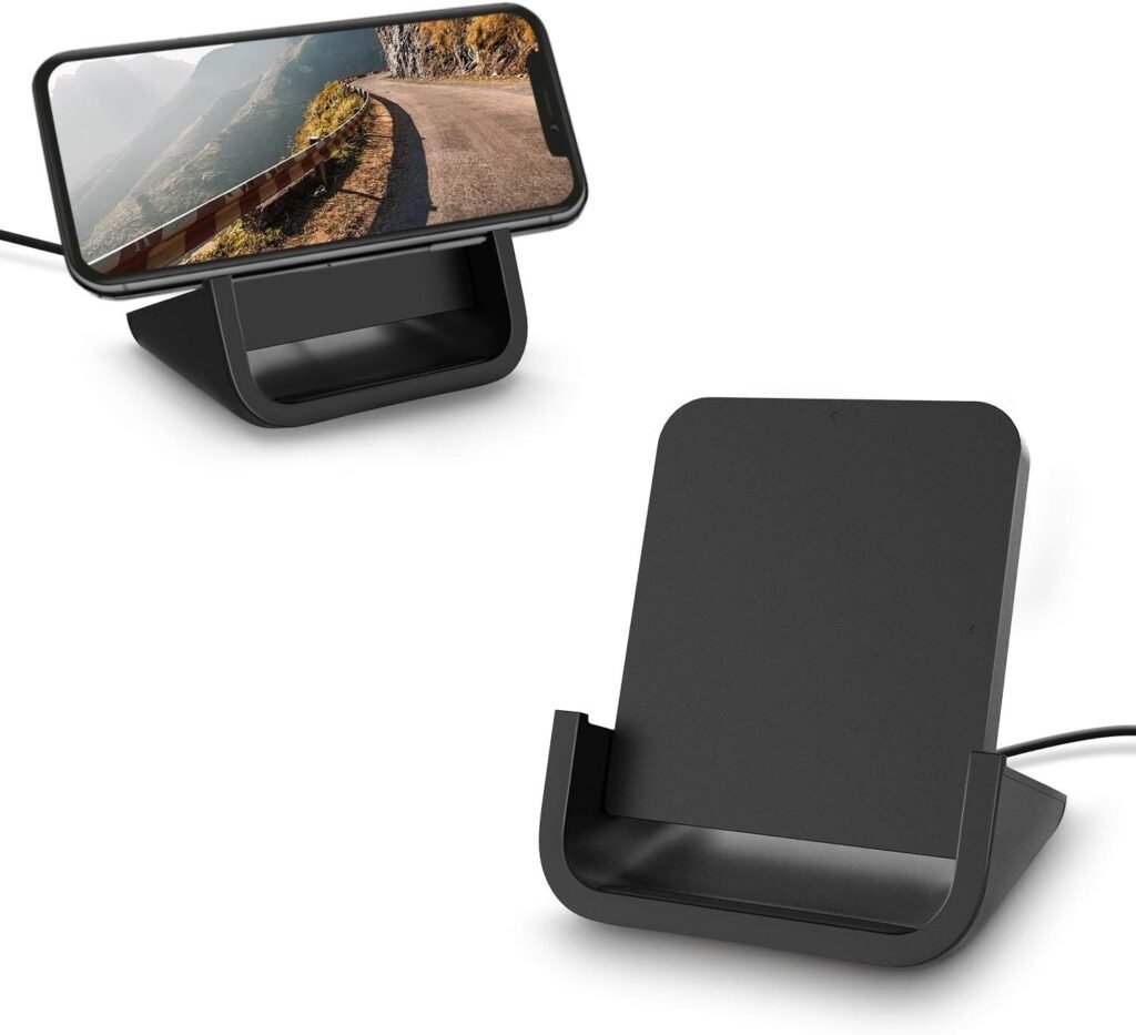 Wireless Charger YUWISS Wireless Charging Stand Cordless Charger 10/7.5/5W Compatible with iPhone 14 13 12/12 /11Pro Max/XR/XS Max/XS/X/8/8Plus Galaxy S22/S21/S9/S9+/S8/S8+ Note