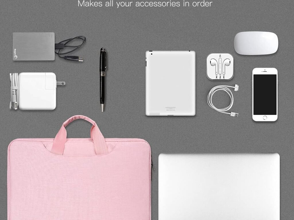 Pink Laptop Bag Sleeve Women Ladies TSA Travel Briefcase Review