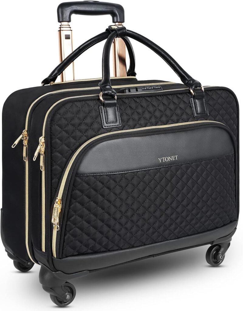 Ytonet Rolling Briefcase